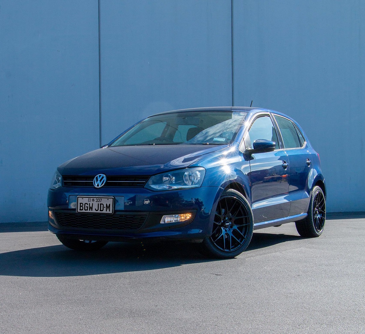 VW Polo on 17" BGW JD-M