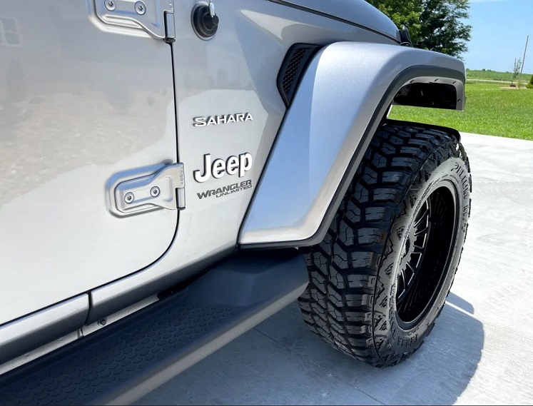 Jeep Wrangler on 20x10" Mayhem Utopia