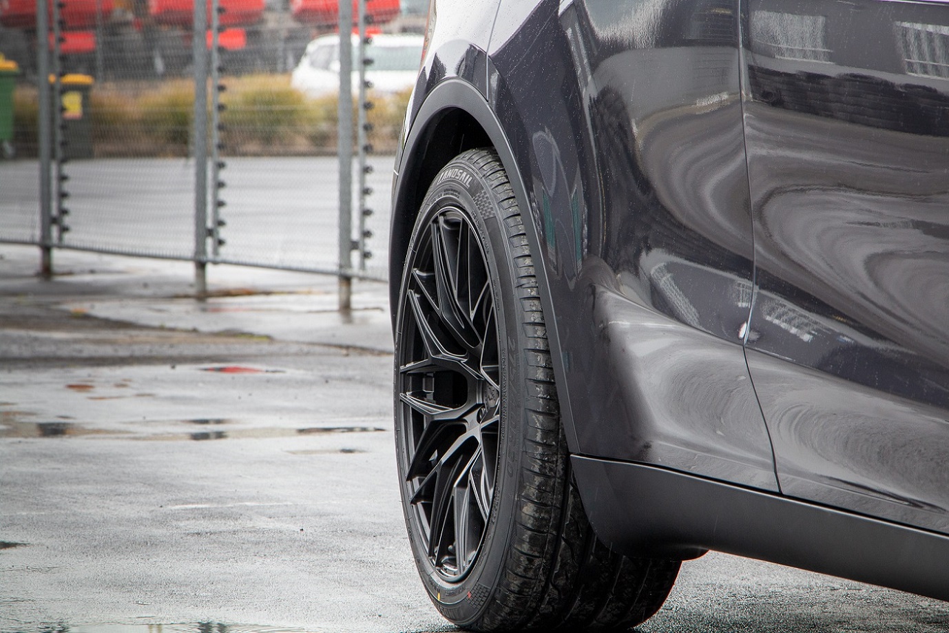 Tesla Model Y on 20x10.5" Covert CV1