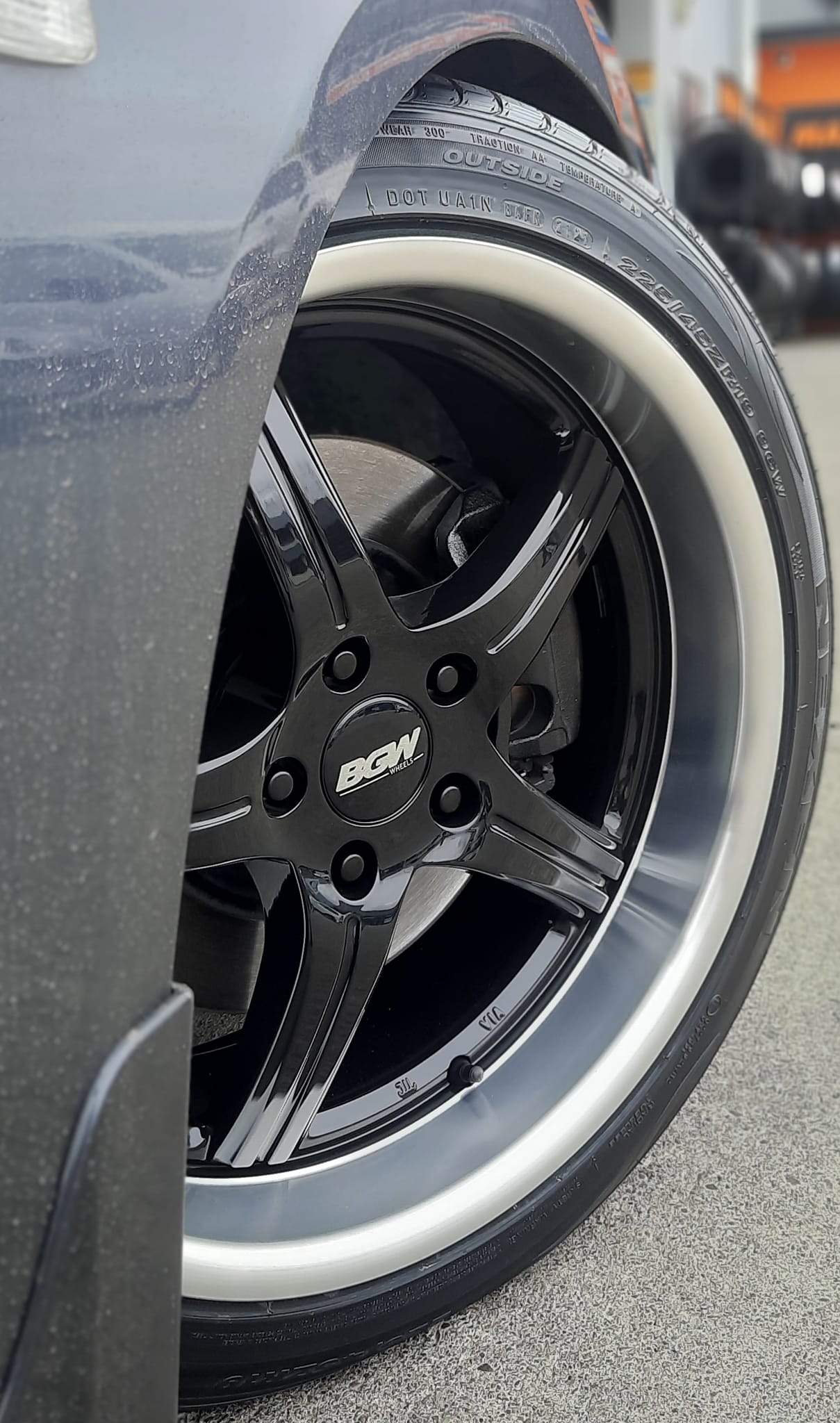 Nissan Skyline 250GT (2007) on 19" BGW Rampage