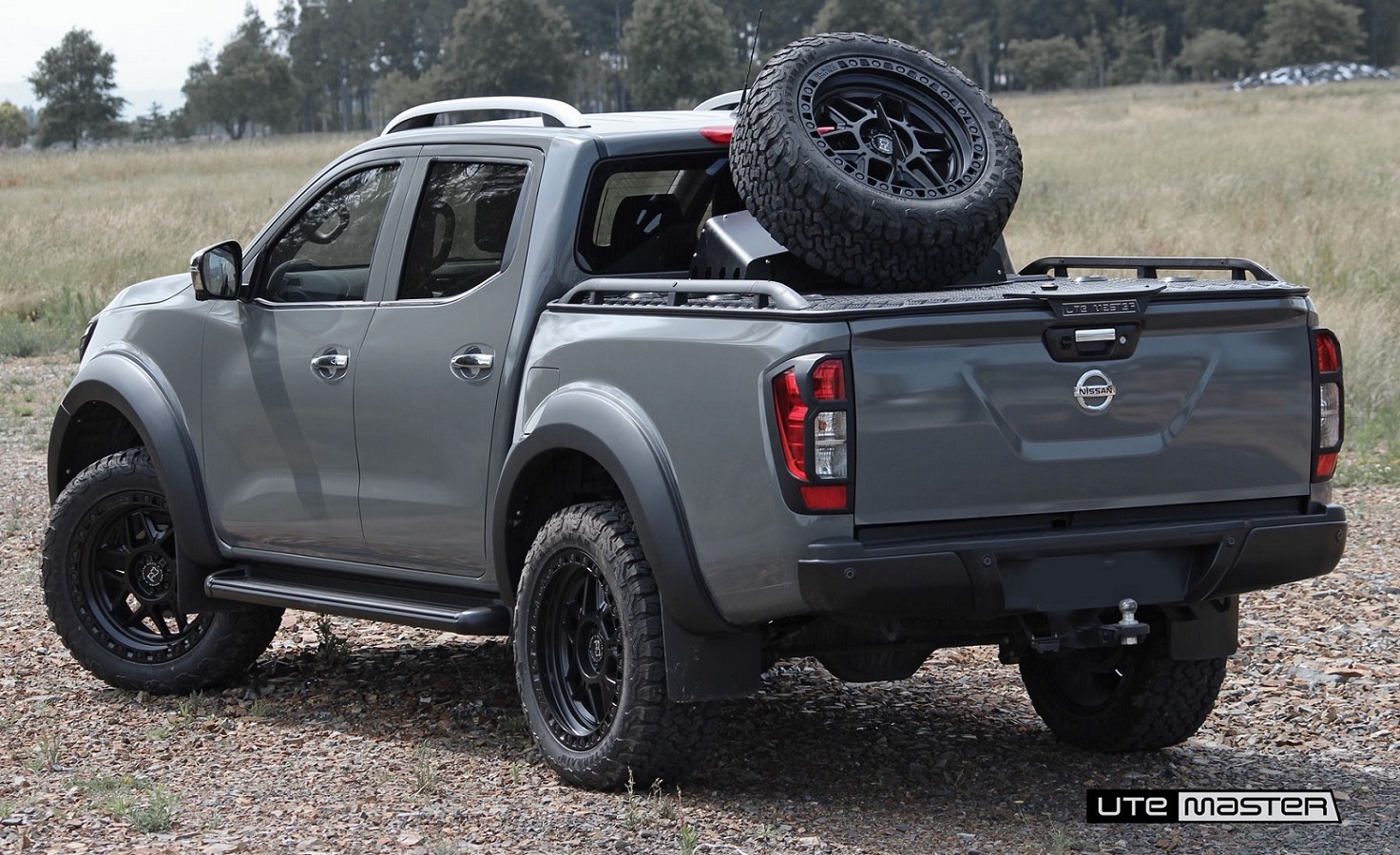 Nissan Navara on 20" Black Rhino Kelso