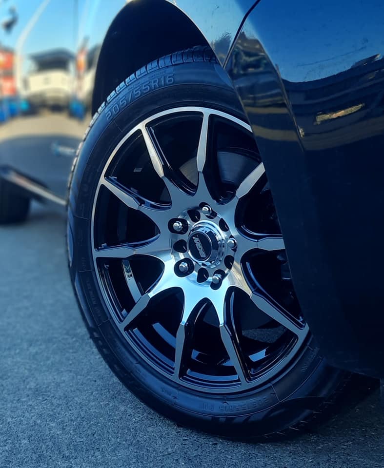 Nissan Leaf on 16" BGW Ratchet