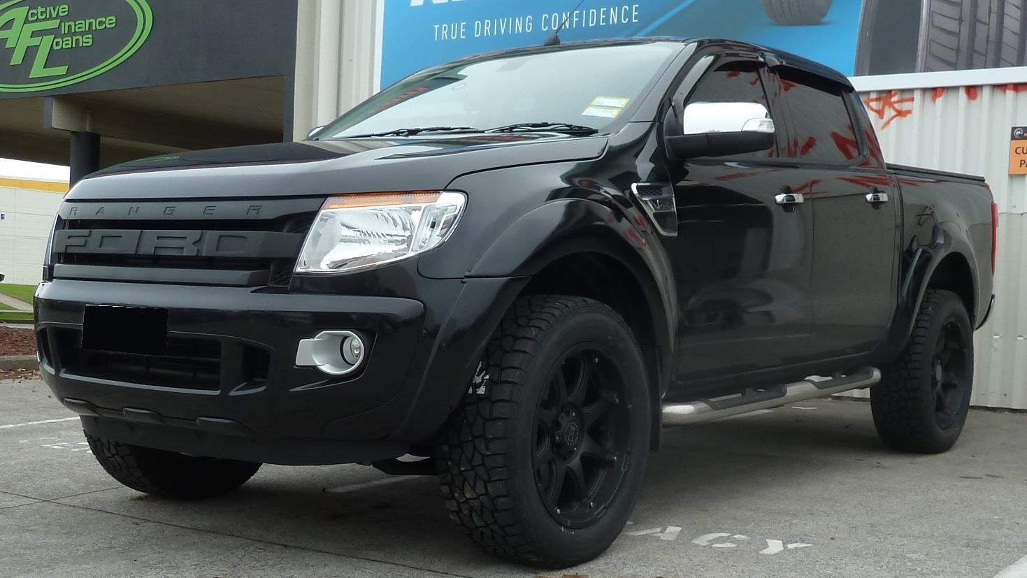 Ford Ranger on Black Rhino Glaims