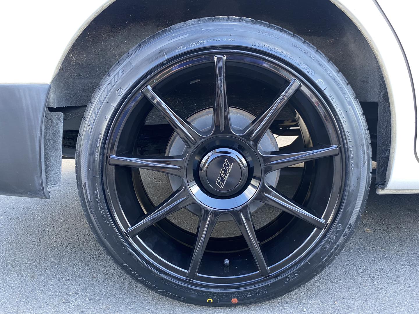 Nissan NV200 on 17" BGW Tech 9