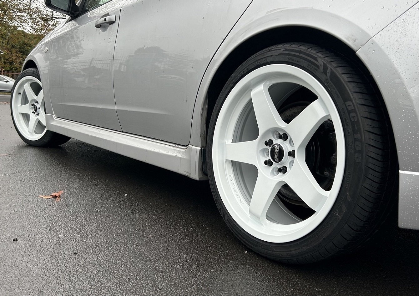 Subaru Impreza SGT (2008) on 18x8.5" BGW DC Five