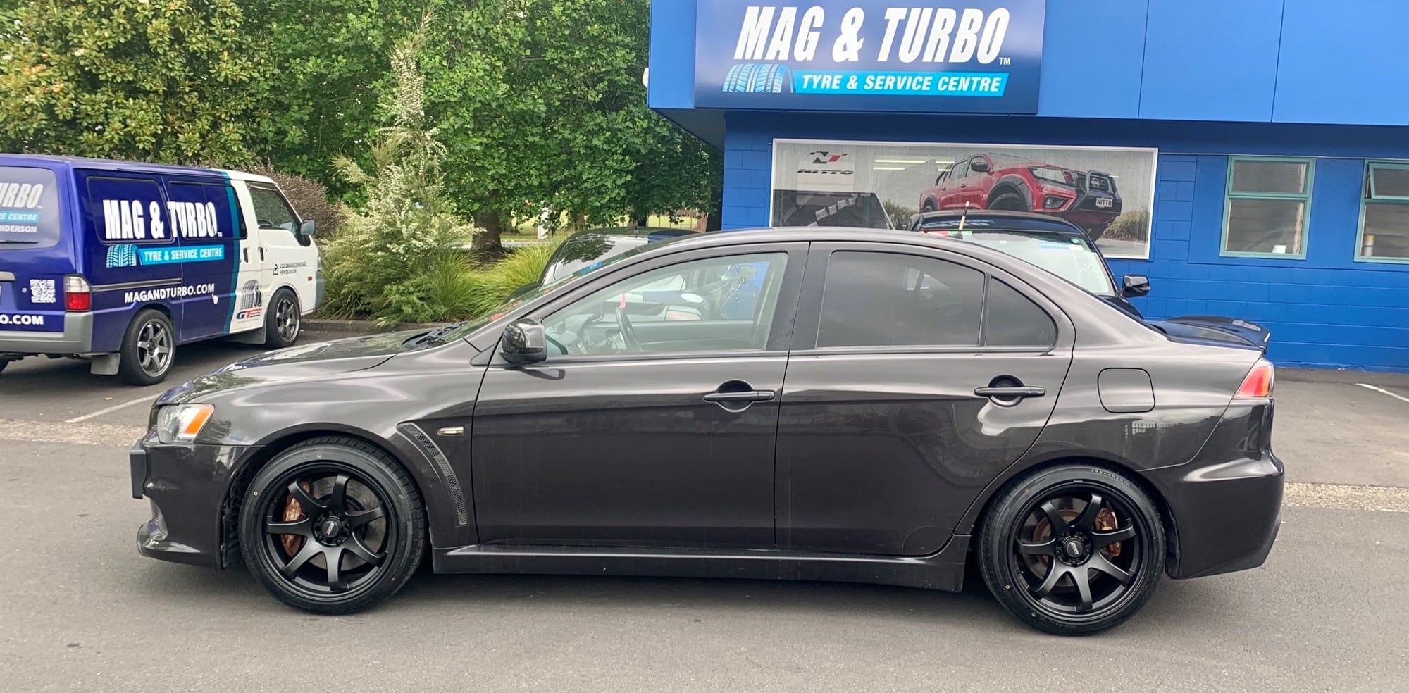 Mitsubishi EVO X on BGW Mayhem