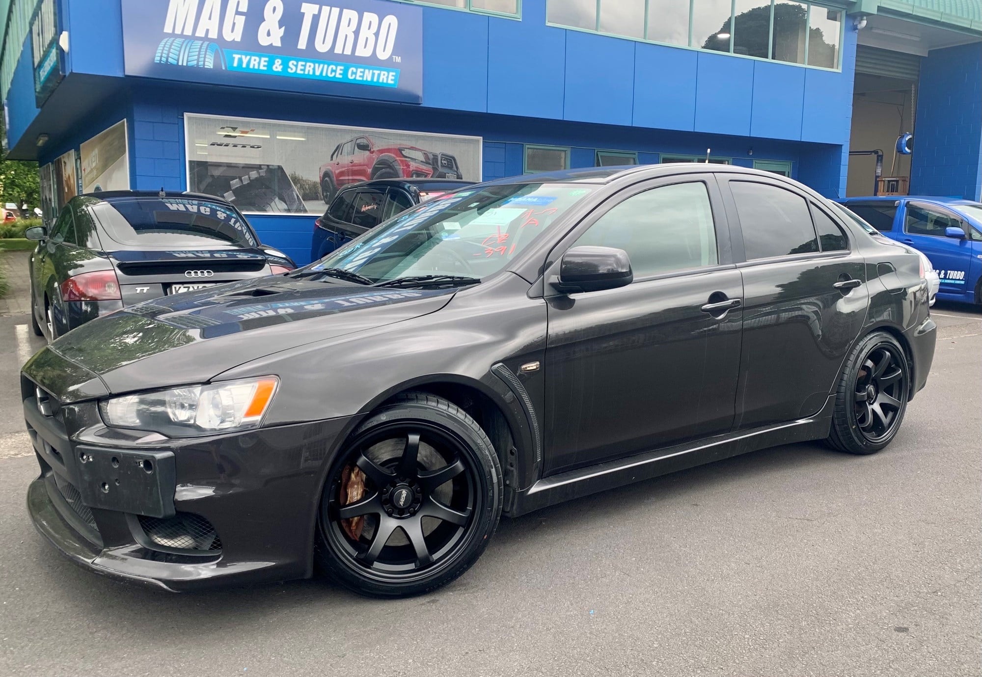 Mitsubishi EVO X on BGW Mayhem