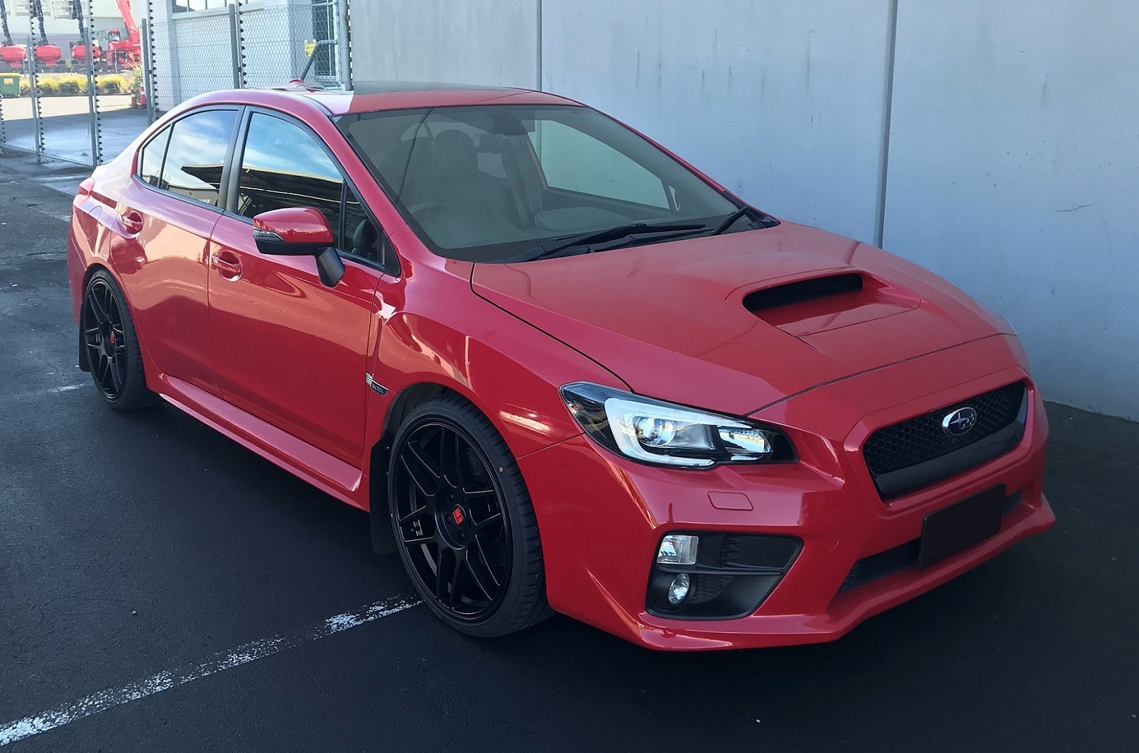 Subaru WRX (2016) on Touren TR74