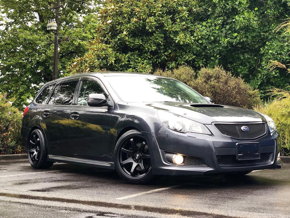 Subaru Legacy on 18x9.5" BGW Mayhem