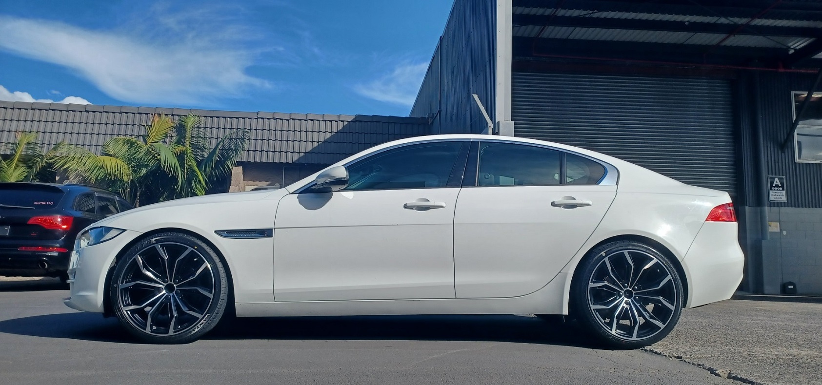 Jaguar XE on BGW Black Widow