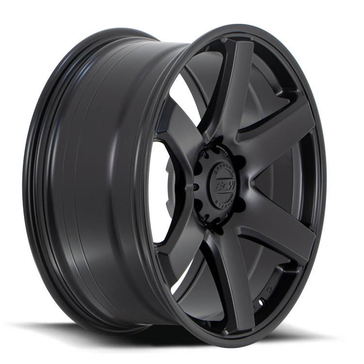 Beast Matt Black Front 6x139 angle