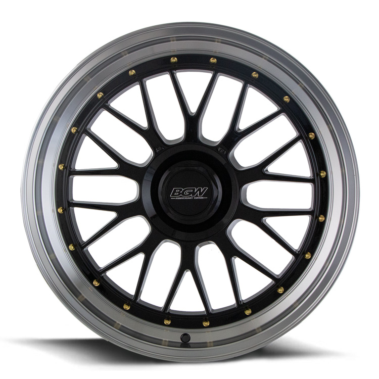 BGW Euro Mesh Gloss Black w Machined Lip.