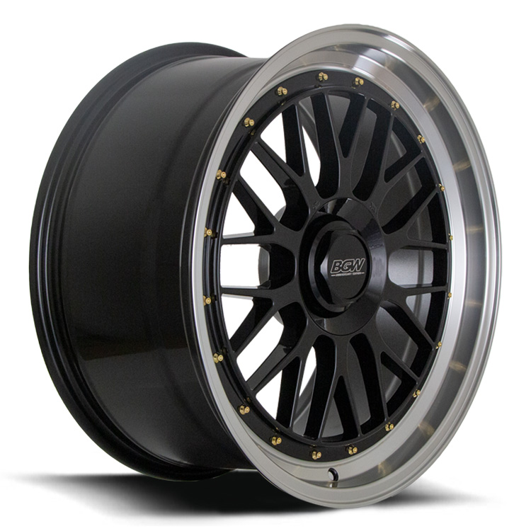 BGW Euro Mesh Gloss Black w Machined Lip..