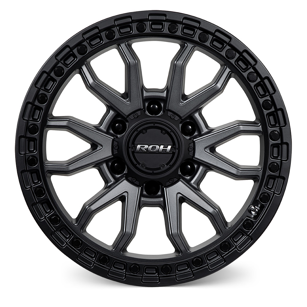 ROH Raid Gunmetal with Black Edge.