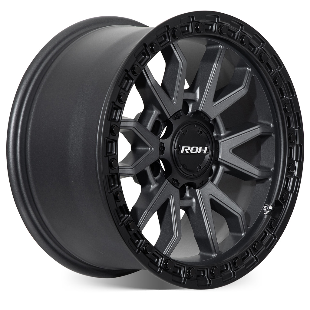 ROH Raid Gunmetal with Black Edge..