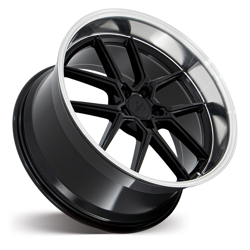 Covert CV4 Gloss Black with Machined Lip Angle