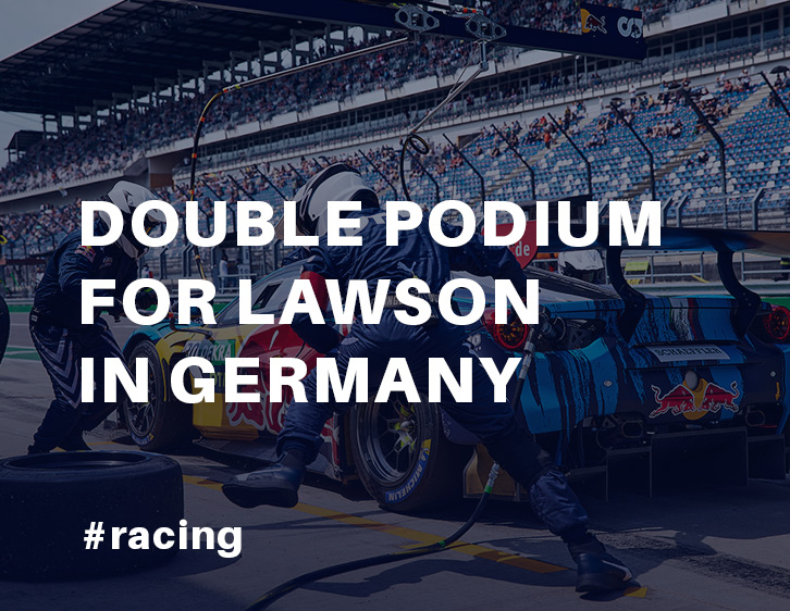 Double podium for Lawson in Germany
