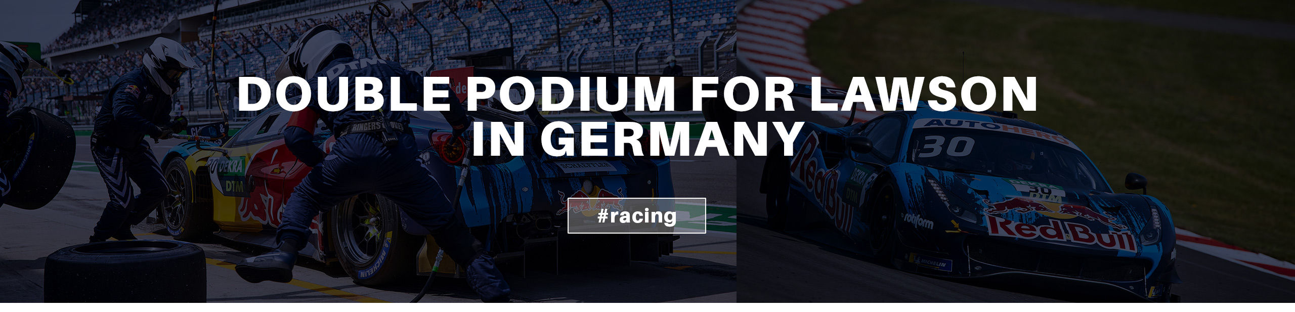 Double podium for Lawson in Germany